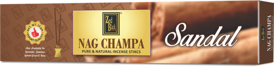 Zed Black Nagchampa - Sandal World of Incense Australia New Age Products Incense Sticks