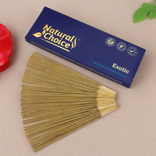 Natural Choice Exotic Incense Sticks  100 gms - Premium Natural Incense Sticks