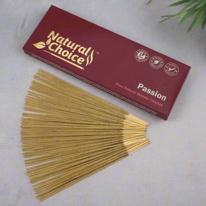 Natural Choice Passion Incense Sticks  100 gms - Premium Natural Incense Sticks