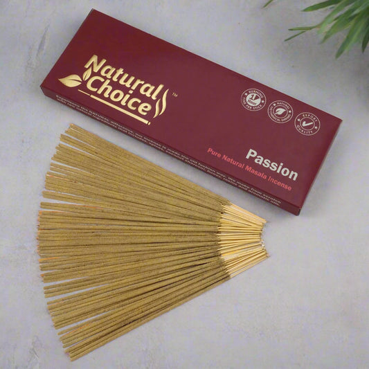 Natural Choice Passion Incense Sticks  100 gms - Premium Natural Incense Sticks