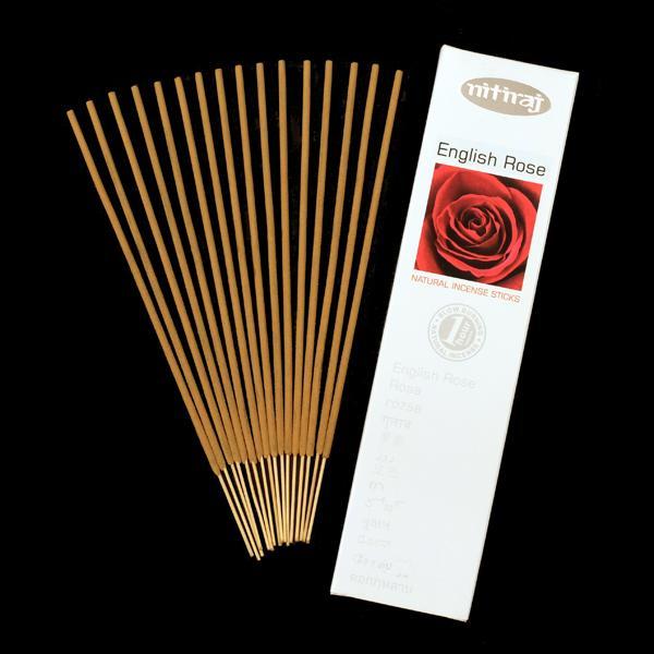 Nitiraj Incense English Rose Incense Sticks 25g
