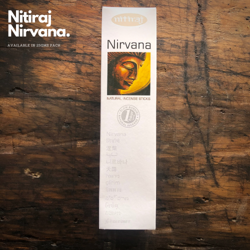 Nitiraj Incense Nirvana Natural Incense Sticks 25g