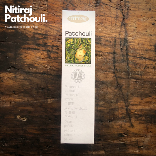 Nitiraj Incense Patchouli Natural Incense Sticks 25g
