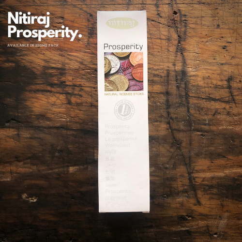 Nitiraj Incense Prosperity Incense Sticks 25g
