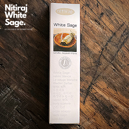 Nitiraj Incense White Sage Incense Sticks 25g