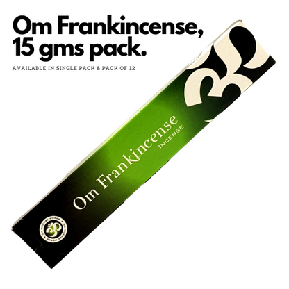 OM Frankincense Incense Sticks 15g (Natural Incense Sticks)