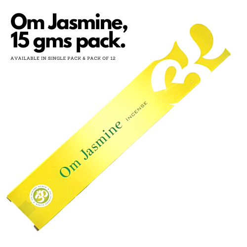 OM Jasmine Incense Sticks 15g (Natural Incense Sticks)