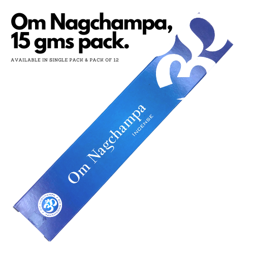 OM Nagchampa Incense Sticks 15g (Natural Incense Sticks)