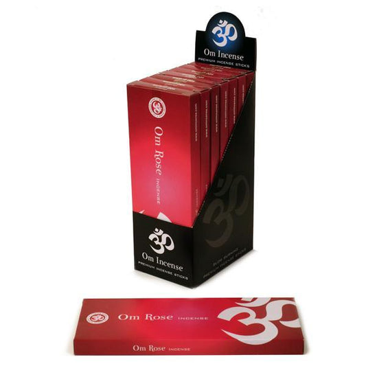 OM Rose Incense Sticks 100g (Natural Incense Sticks)