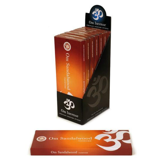 OM Sandalwood Incense Sticks 100g (Natural Incense Sticks)