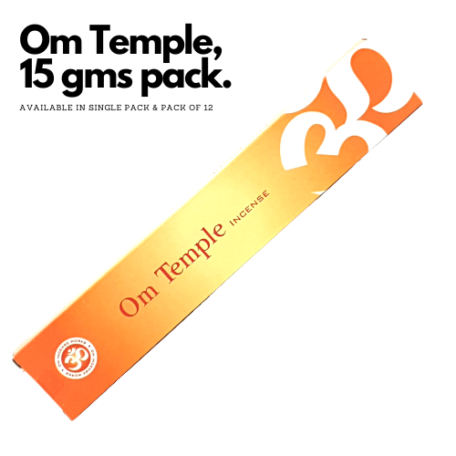 OM Temple Incense Sticks 15g (Natural Incense Sticks)