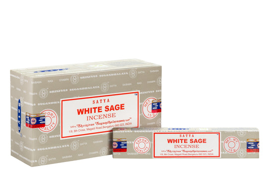 SATYA WHITE SAGE INCENSE 15gm