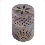 Resin/Charcoal Burners:IH RISING SUN 3.5" Charcoal Burner Soapstone (ea) - World of Incense AU