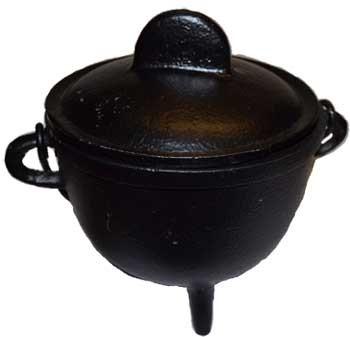 SWH-BR90 CI Cauldron With Lid - World of Incense AU