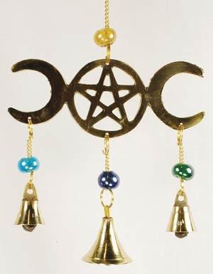 SWH-FW512 Wind Chime-Triple Moon - World of Incense AU