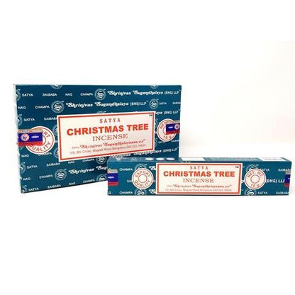 SATYA CHRISTMAS TREE INCENSE 180gm World of Incense Australia New Age Products Incense Sticks