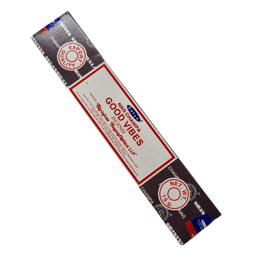 Satya Good Vibes Incense Sticks 15 gms (Best Indian Incense Sticks)