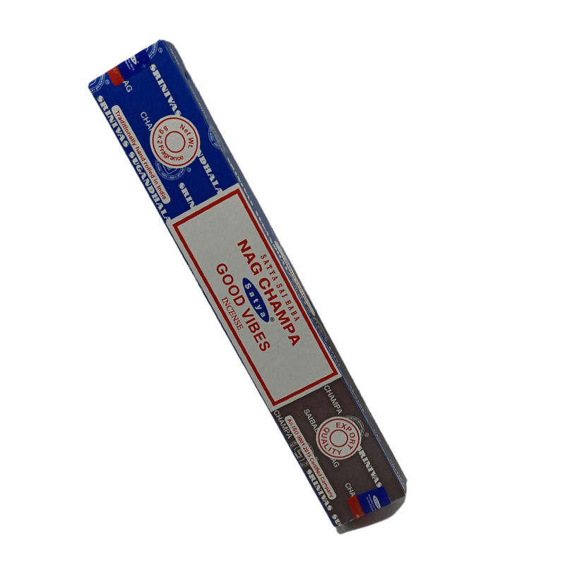 Satya Nagchampa + Good Vibes Incense Sticks 16 gms (Best Indian Incense Sticks)