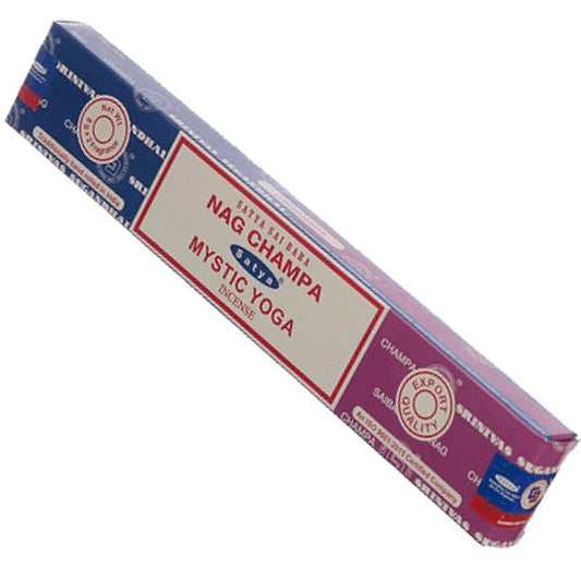 Satya Nagchampa + Mystic Yoga Incense Sticks 16 gms (Best Indian Incense Sticks)