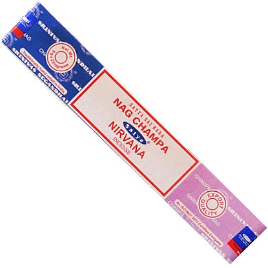 Satya Nagchampa+ Nirvana Incense Sticks 16 gms (Best Indian Incense Sticks)