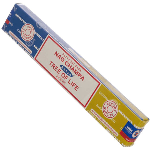 Satya Nagchampa + Tree of Life Incense Sticks 16 gms (Best Indian Incense Sticks)