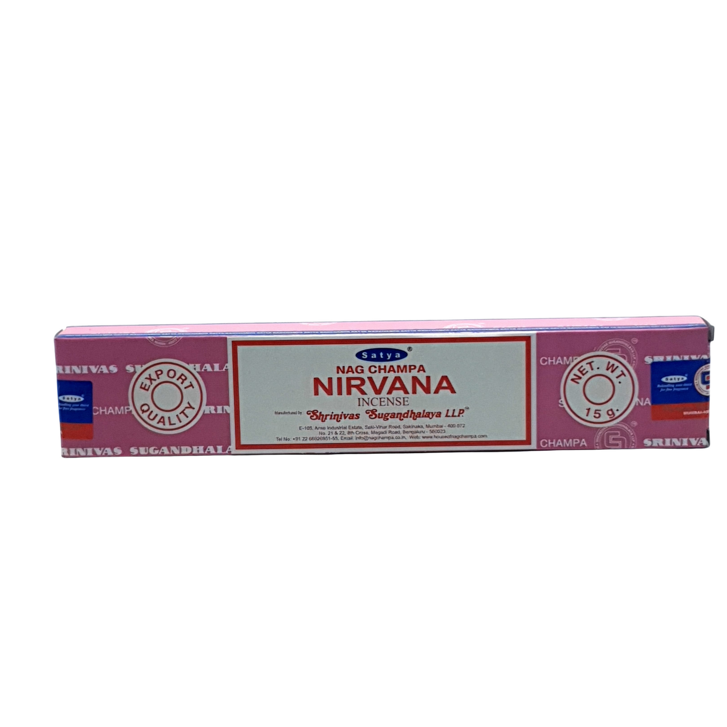 Satya Nirvana Incense Sticks 15 gms (Best Indian Incense Sticks)