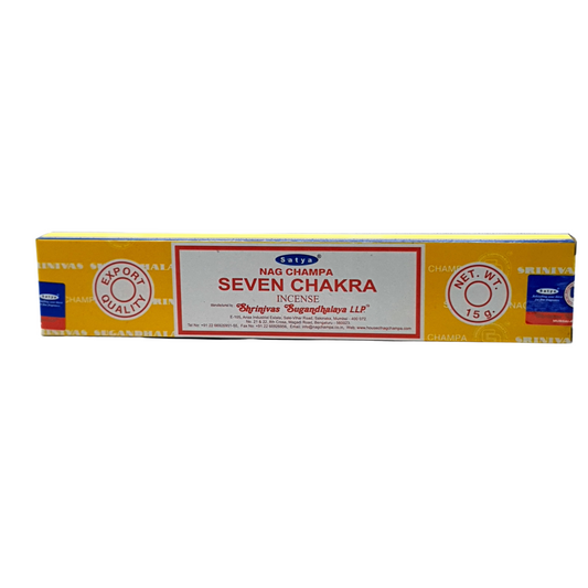 Satya Seven Chakra Incense Sticks 15 gms (Best Indian Incense Sticks)