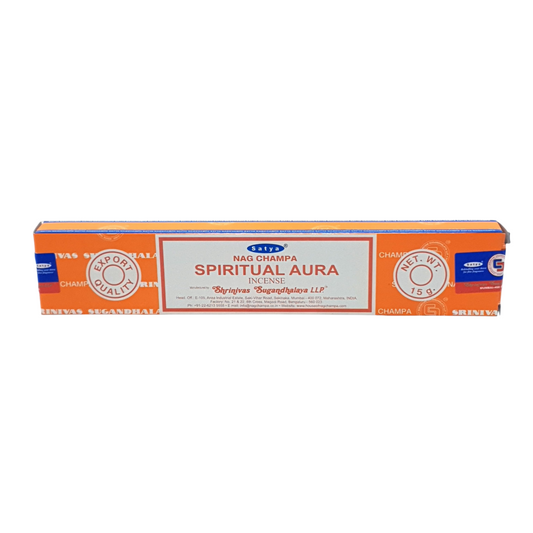 Satya Spiritual Aura Incense Sticks 15 gms (Best Indian Incense Sticks)
