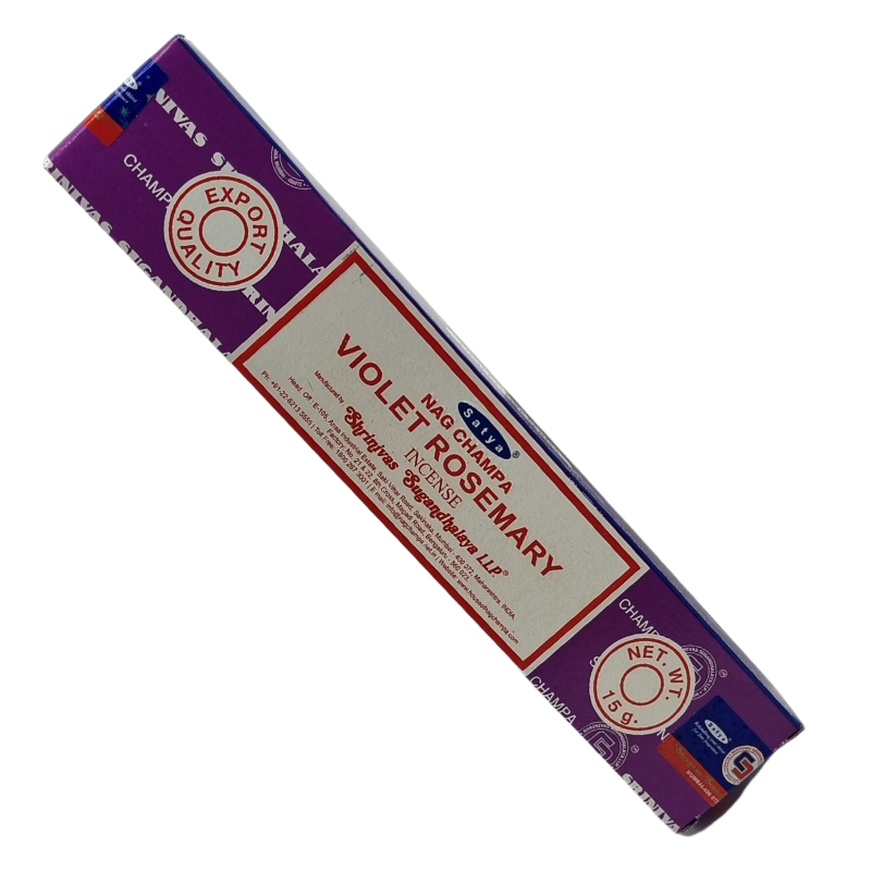 Satya Violet Rosemary Incense Sticks 15 gms (Best Indian Incense Sticks)