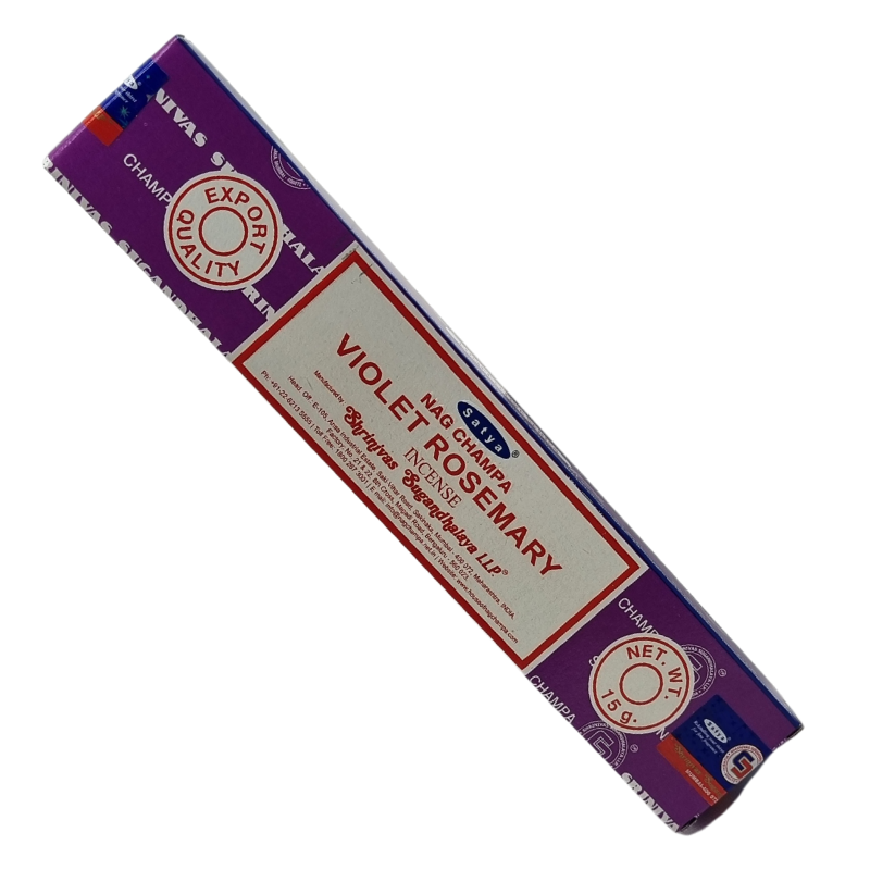 Satya Violet Rosemary 15 Gms SATYA New Age Products Incense Sticks