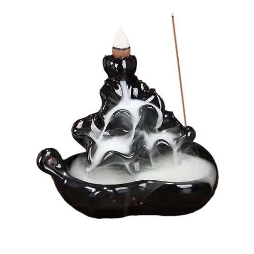 Back Flow Incense Burner- Water Fall (WF04)-FREE Aromatika Incense Cones Included World of Incense Australia New Age Products Incense Sticks