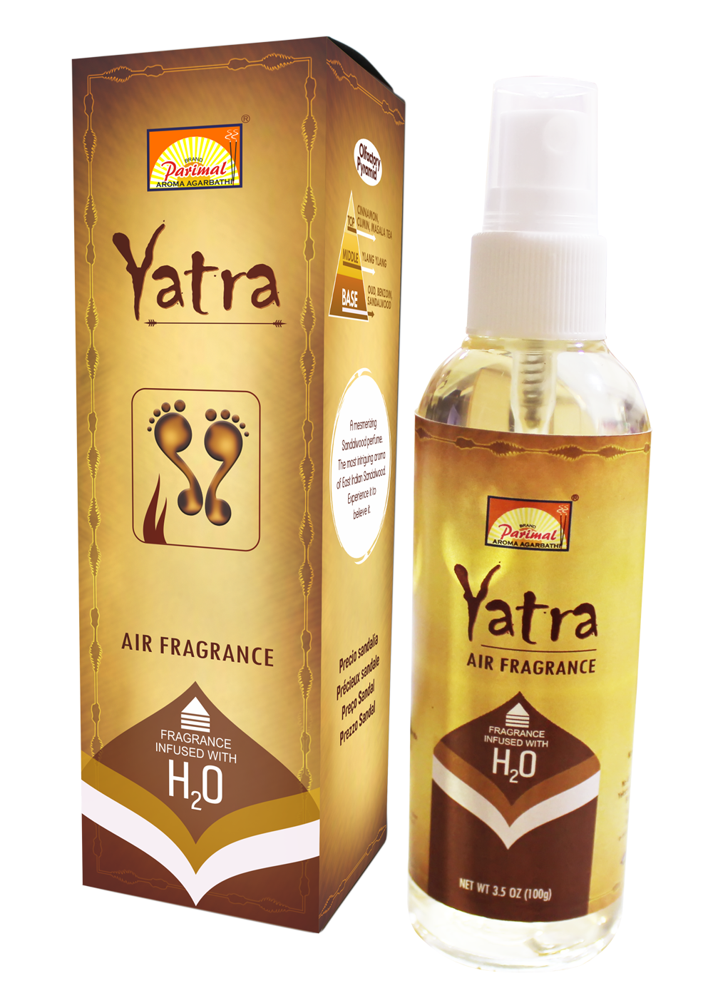 Yatra Air Freshner (Water based) 100ml bottles World of Incense Australia New Age Products Incense Sticks