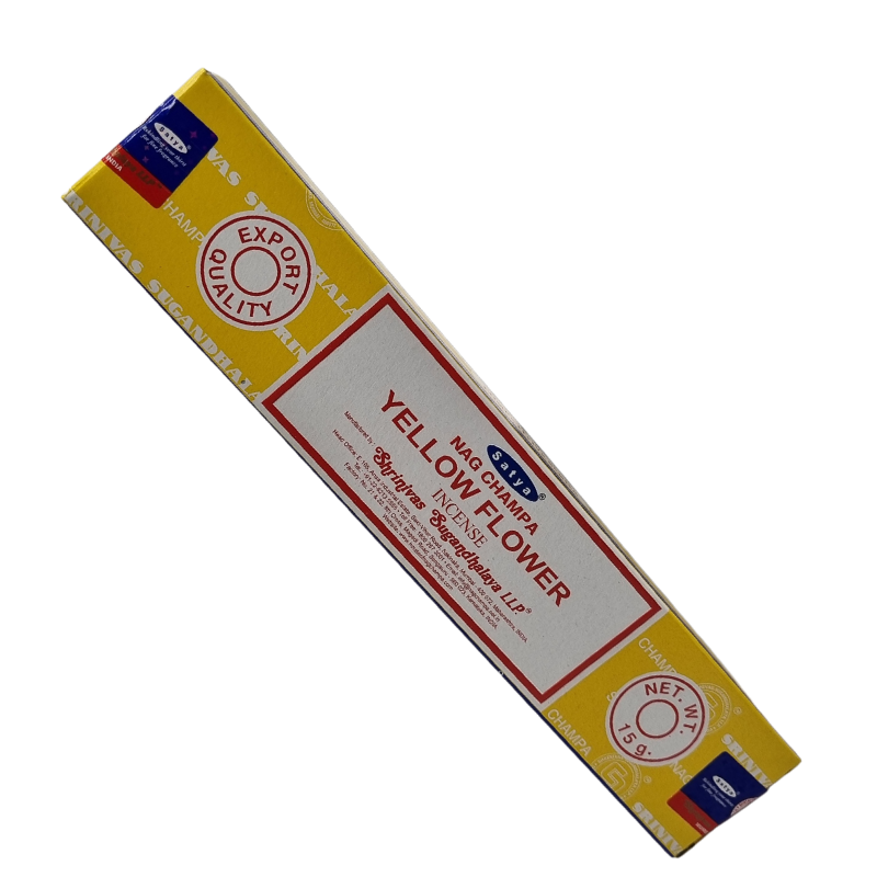 Satya Yellow Flower 15 Gms SATYA New Age Products Incense Sticks