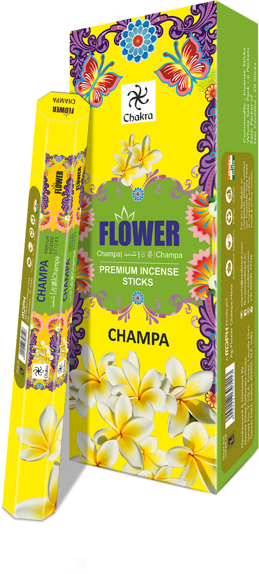 Zed Black Chakra Flower- Champa World of Incense Australia New Age Products Incense Sticks