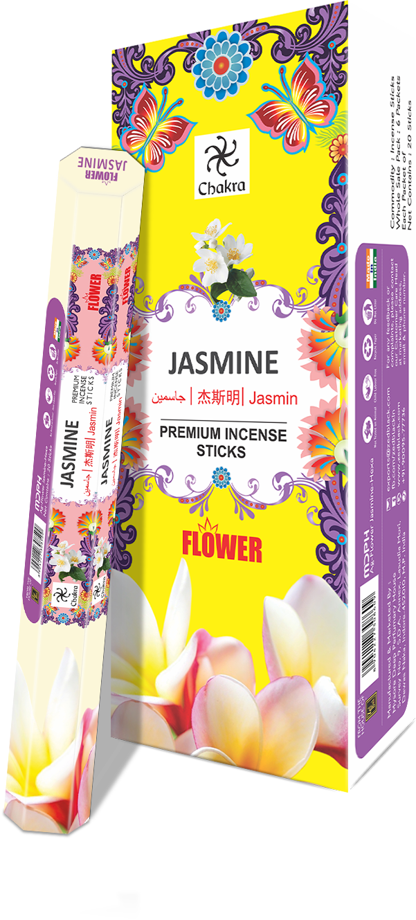 Zed Black Chakra Flower-Jasmine World of Incense Australia New Age Products Incense Sticks