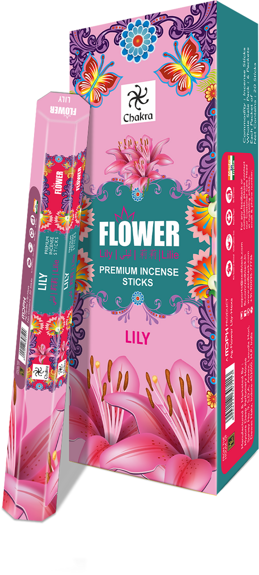 Zed Black Chakra Flower-Lily World of Incense Australia New Age Products Incense Sticks