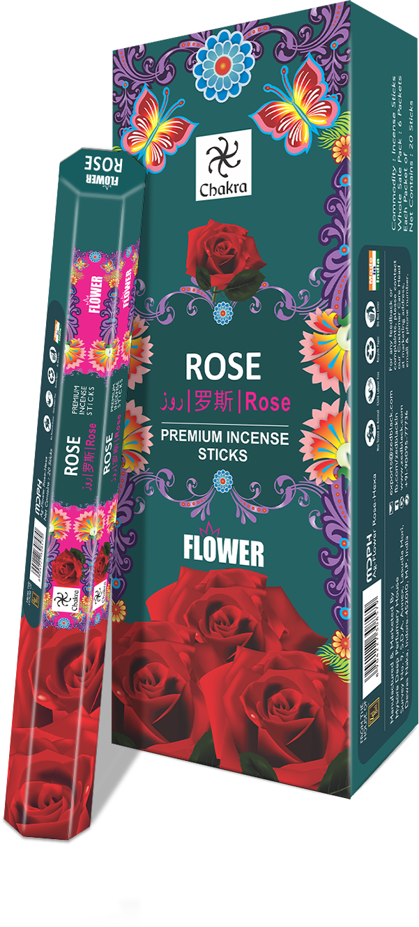 Zed Black Chakra Flower-Rose World of Incense Australia New Age Products Incense Sticks