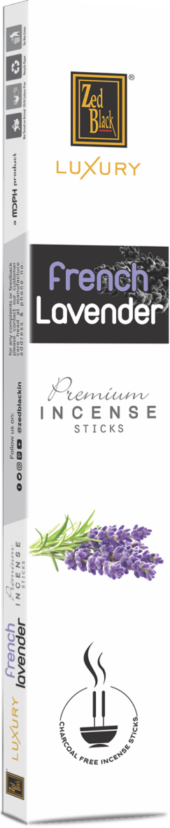 Zed Black Luxury - French Lavender World of Incense Australia New Age Products Incense Sticks