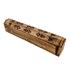 Wooden Coffin Incense & Cone  Burner - Tree of Life World of Incense Australia New Age Products Incense Sticks