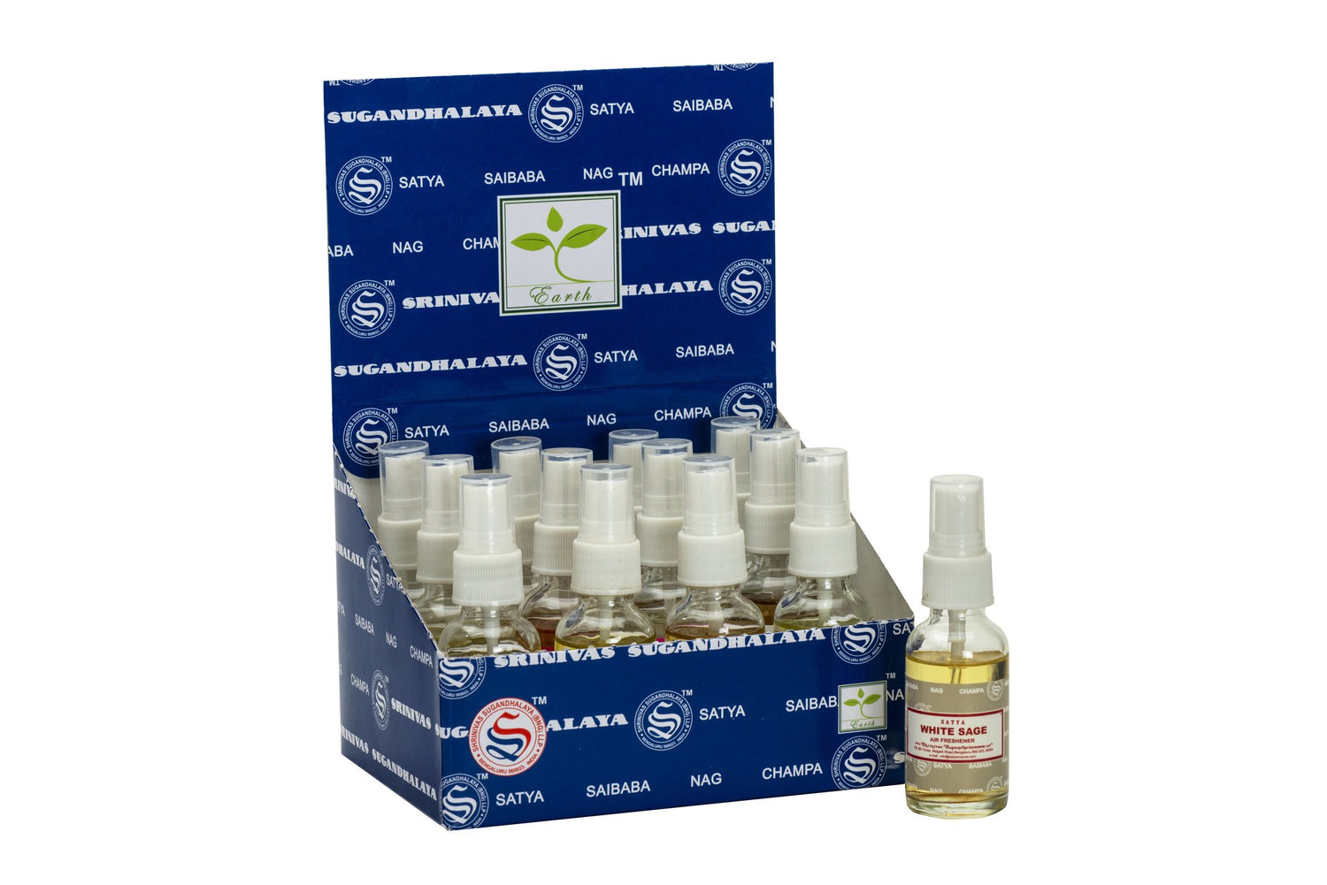 Satya White Sage Air Freshener 30ml World of Incense Australia New Age Products Incense Sticks