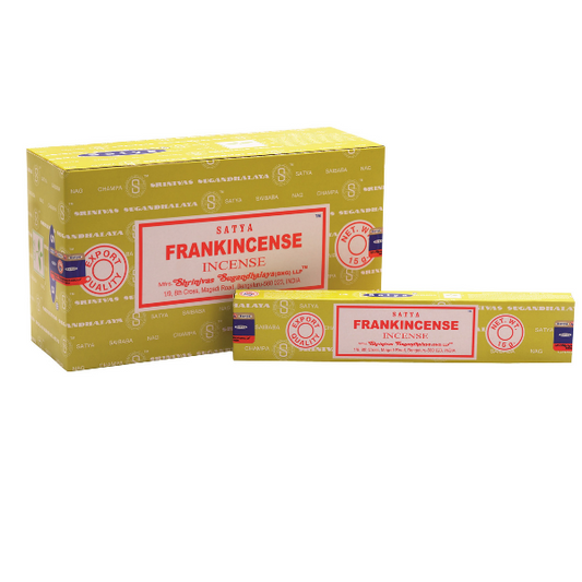 SATYA FRANKINCENSE INCENSE 15 g World of Incense Australia New Age Products Incense Sticks